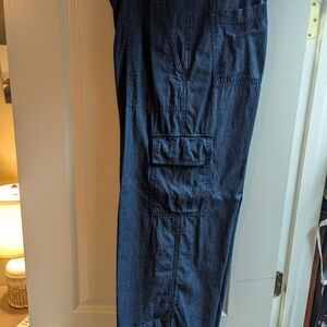 DKNY Men's Dark Blue Cargo Pants